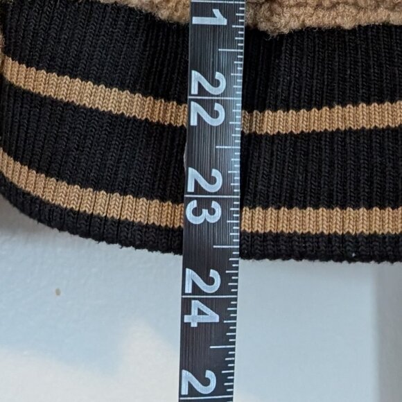 Steve Madden Size Medium Florence Bomber Jacket Faux Leather Varsity Snap - Picture 9 of 13